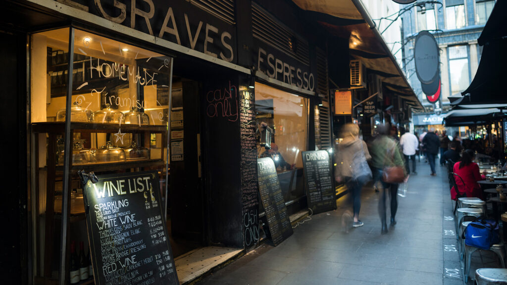 Degraves Street咖啡街