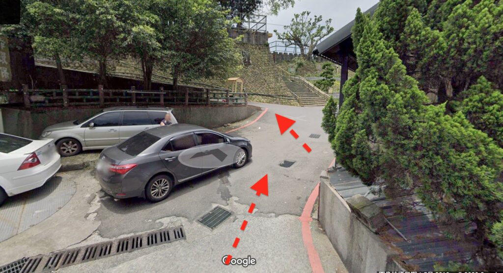 停車場前往海論的路線2