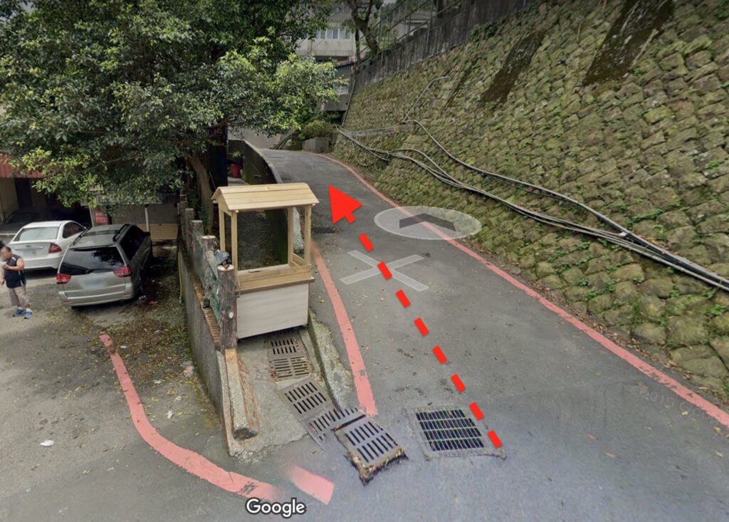 停車場前往海論的路線3