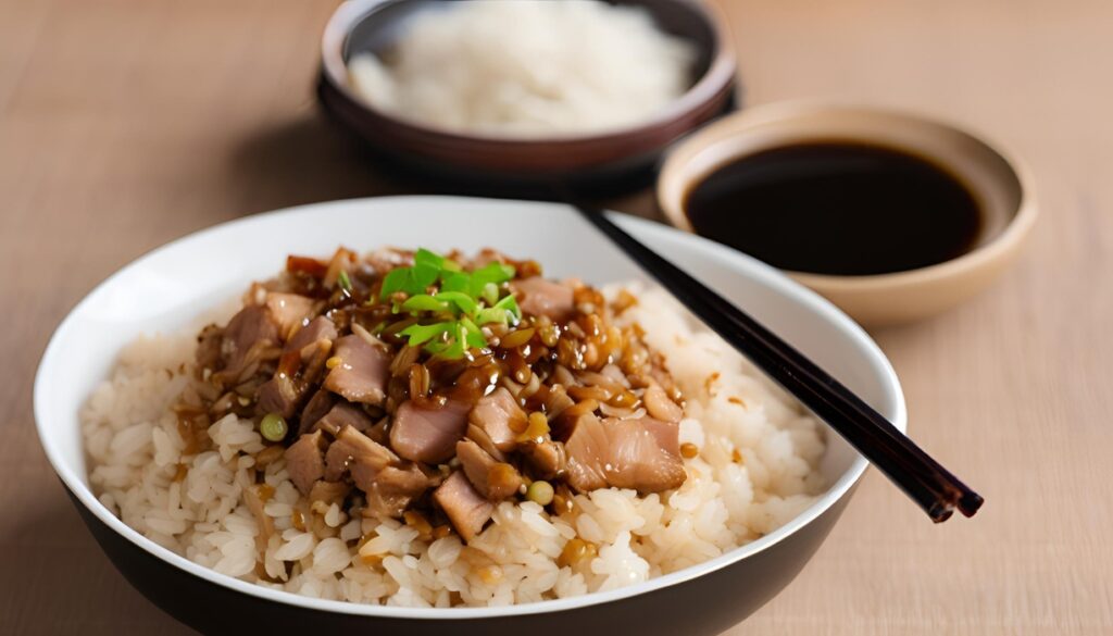 印加果油香菇肉燥飯